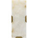 Rovira LED 8 inch Cream / Brushed Gold Sconce Wall Light